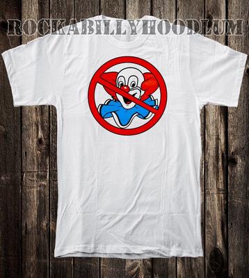 Retro Neuheit T-Shirt Clown Keine Idioten 50er 60er 70er 80er