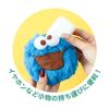 T's Factory Sesame Street Plush Zipper Mascot with Carabiner - Cookie (Approx. D65 X W110 X H95mm) SS-5549207CM