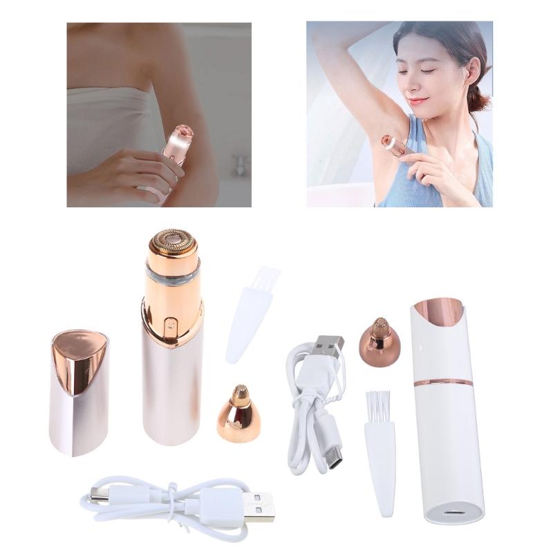 Painless Electric Face Shaver for Women Portable Hair Removal Device with Light Painless Hair Removal Home Use