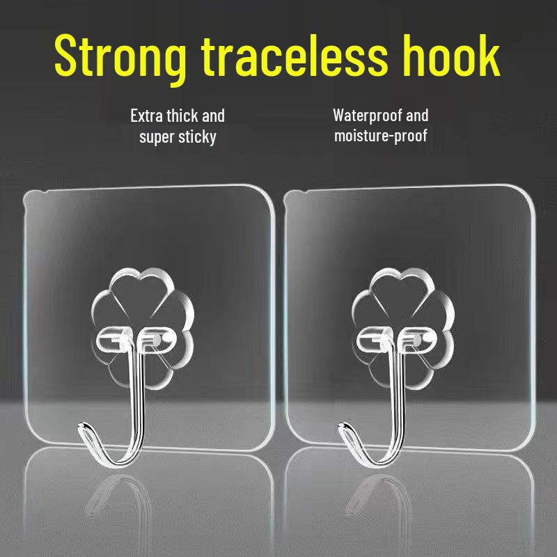 Traceless Strong Adhesive Wall Hanger Hook for Bathroom and Photo Frames