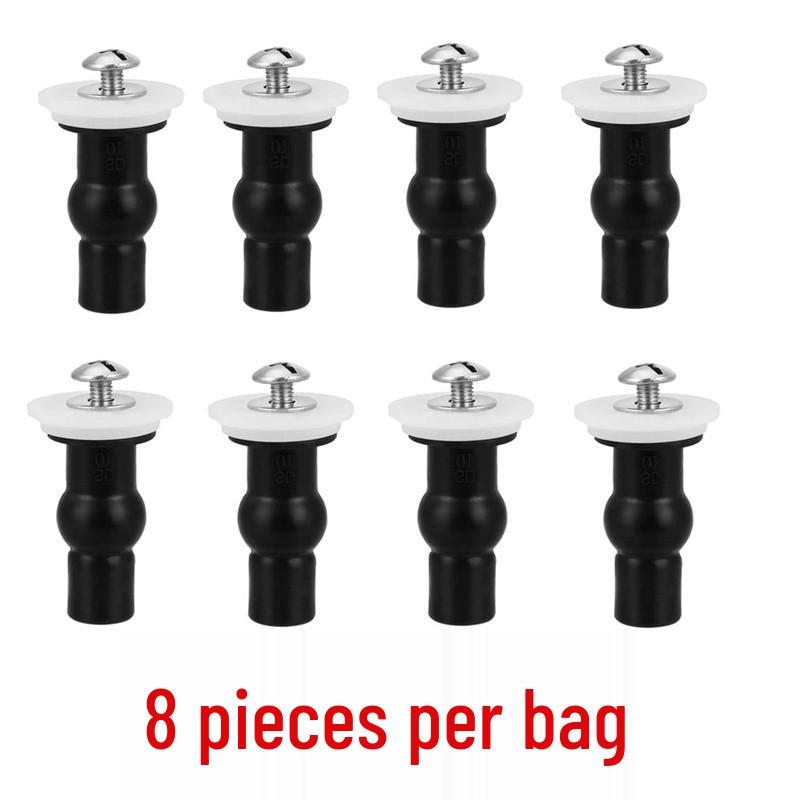 Toiletbril Deksel Expansieschroefbouten Set, Snelontgrendeling, 28 Plastic Stukken