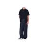 Armani Exchange Solid Color Button Short Sleeve Shirt Men shirts Navy-Blue XM001237-AF13141-UB101