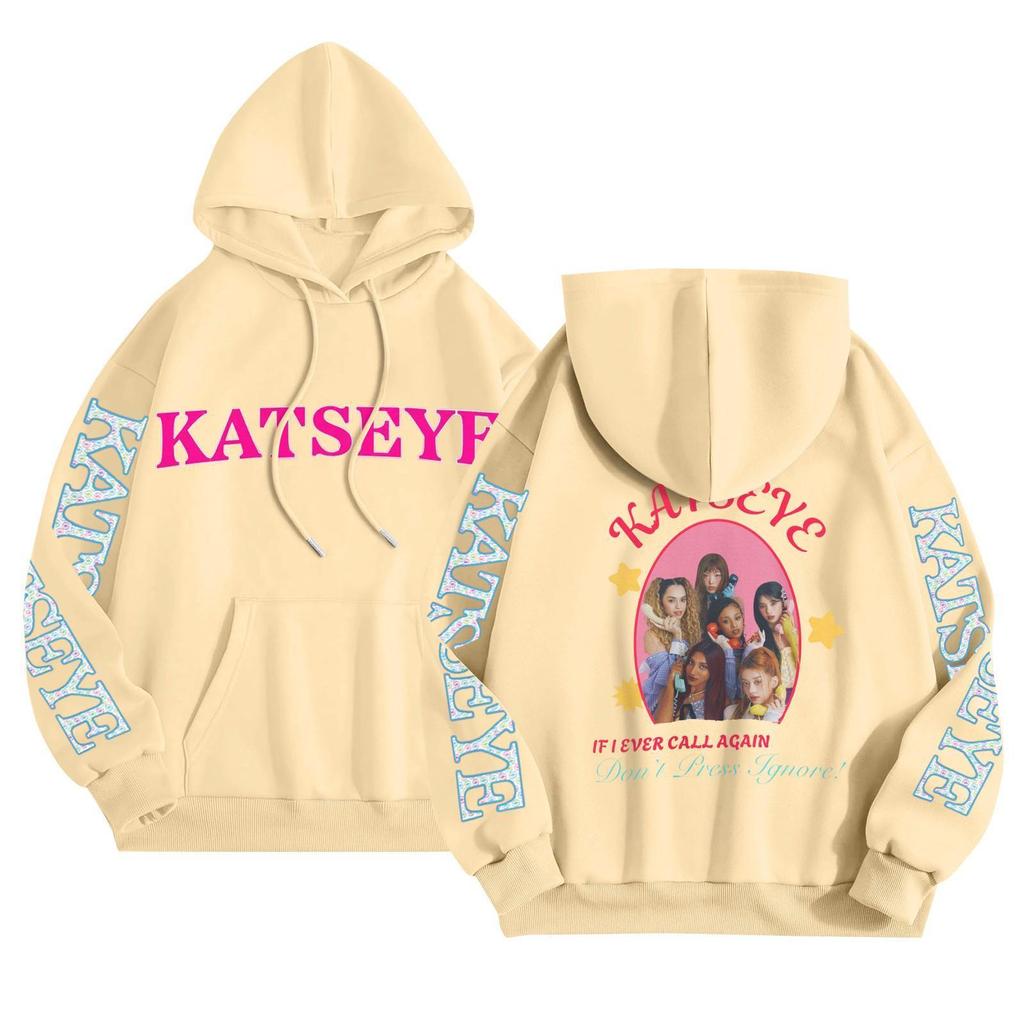 Unisex Mode Leichter Langarm-Pullover mit Taschen Bedruckter Hoodie