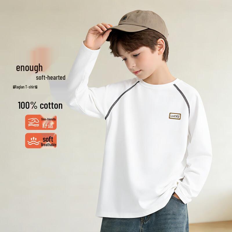 Kids  100% Cotton Long-Sleeve T-Shirt 120