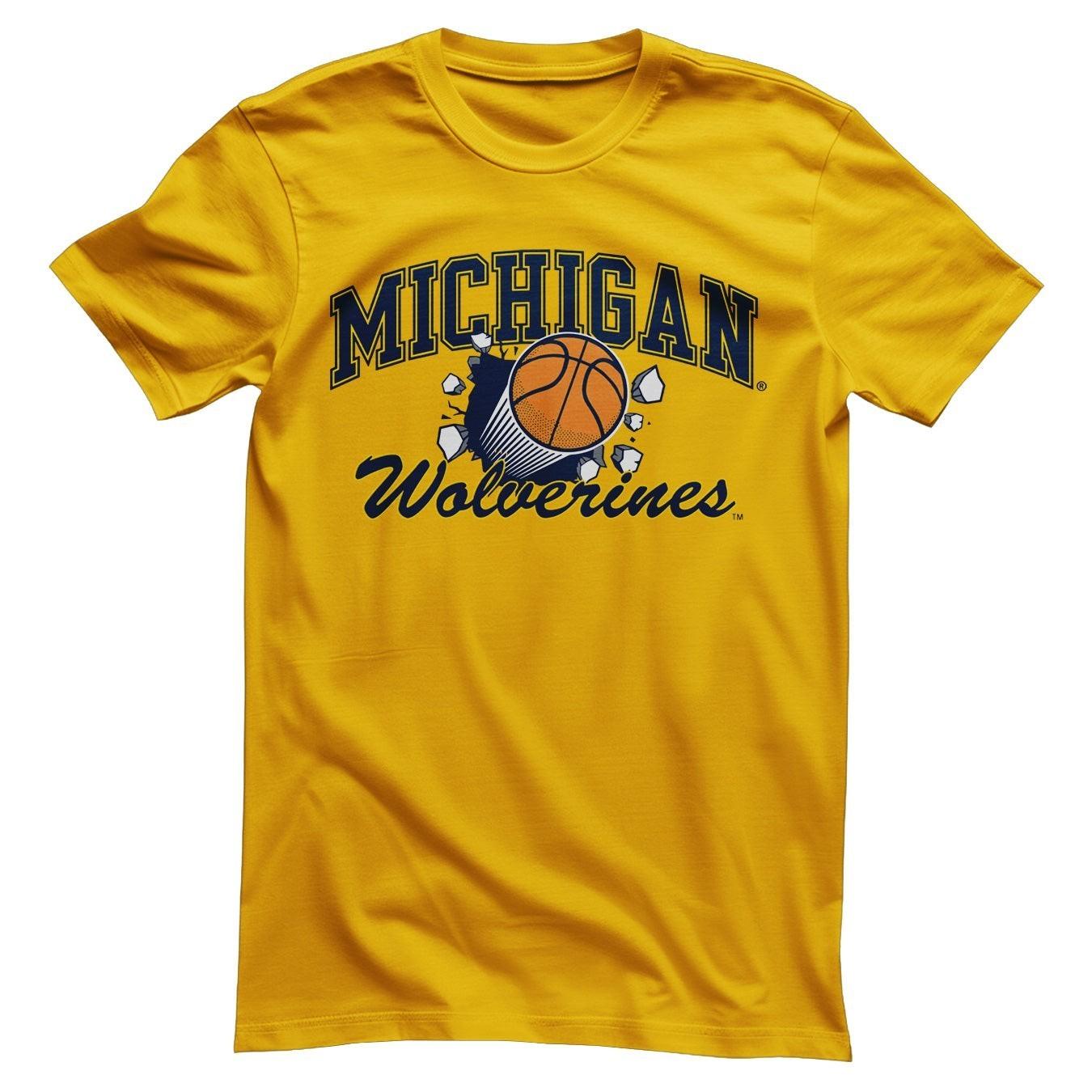 Officially Licensed Michigan University Michigan Wolverines Mens T-Shirt XXL
