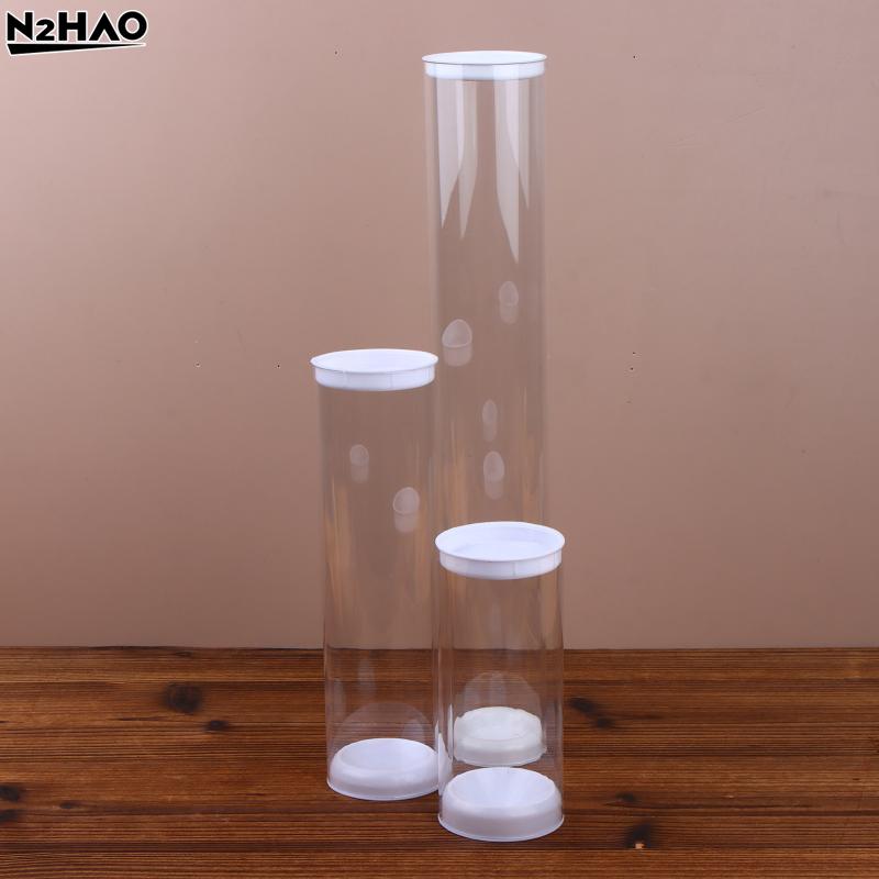 Transparent Badminton Ball Holder Compact Versatile Acrylic Shuttlecock Storage Tube Organizer For Sports Supplies