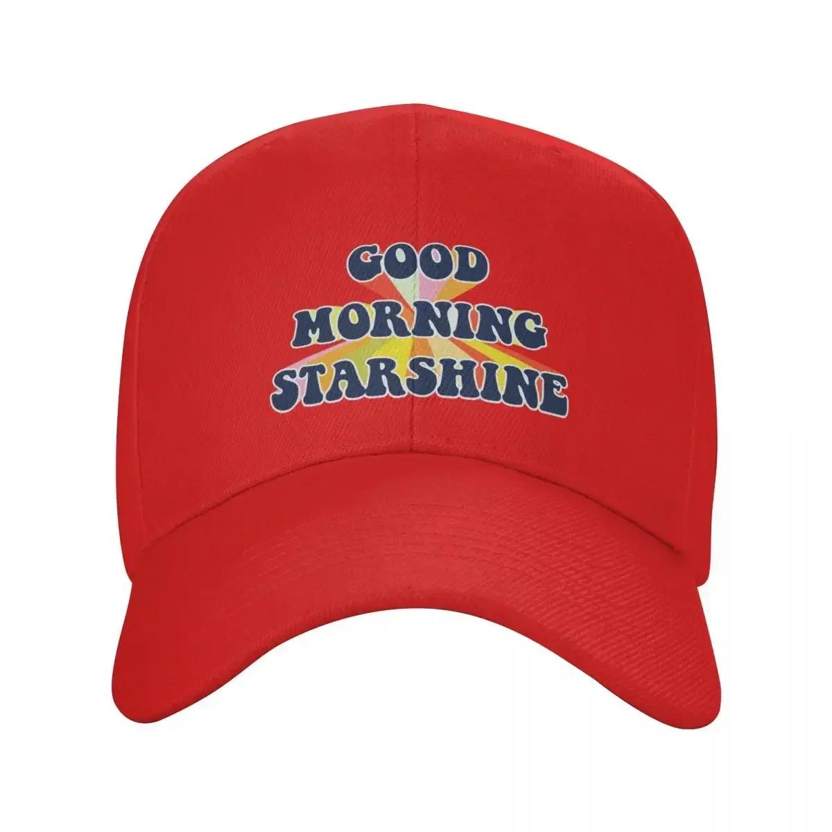 Good Morning Starshine Baseball Cap Black Snap Back Hat Hiking Hat Sunhat Unisexs Tennis Women s