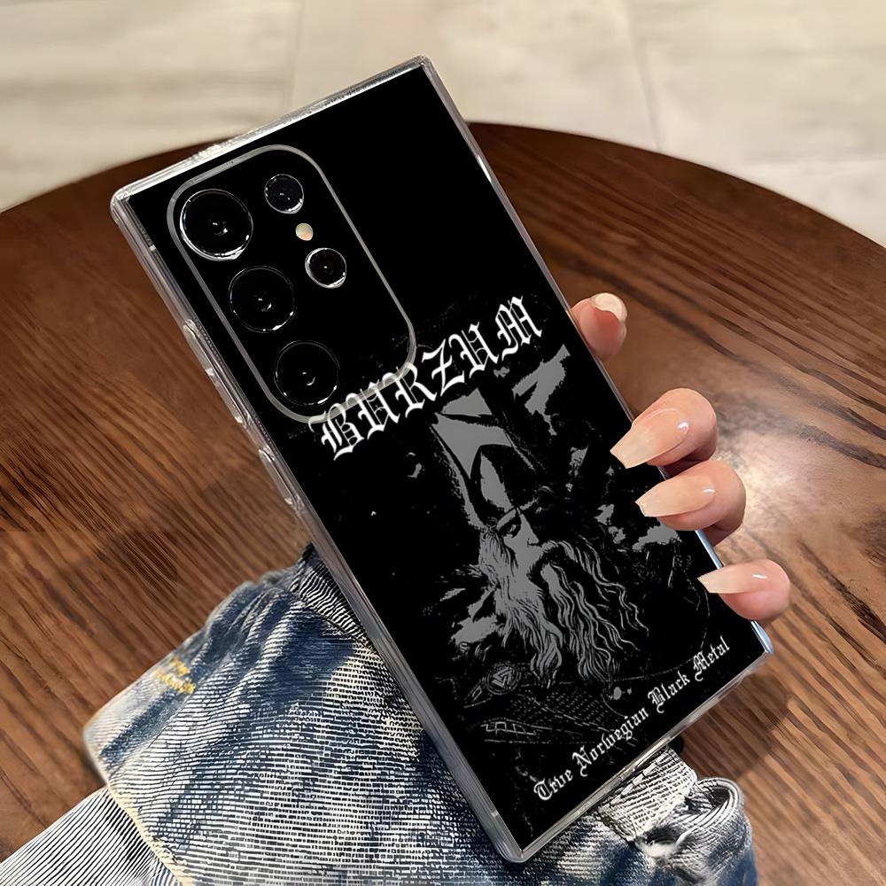 

Чехол для телефона Burzums Band Rock Music для Samsung S26 S25 S24 Ultra S23 Fe S22 S20 S21 Plus Plus 5G Fe Прозрачная крышка Galaxy S22 5G