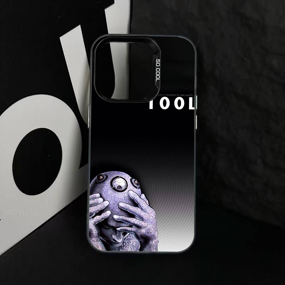 Music T-Tool B-Band R-Rock Phone Case For iPhone 17,16,15,14,13,12,11 Plus,Pro Max,XS,Colorful Silver Phone case Funda Cover
