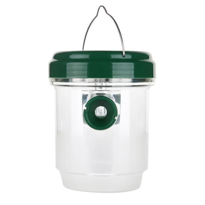 Wasp Piège LED solaire Fly Trap insectes Catcher réutilisable Piège à insectes vert