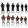 6pcs/set Instant Repair Kit Jackets Replacement For Sew Slider Teeth Zipper Fastener Fixer