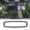 For 2015- Ford Mustang Carbon Fiber Interior Rearview Mirror Trim Ring Cover