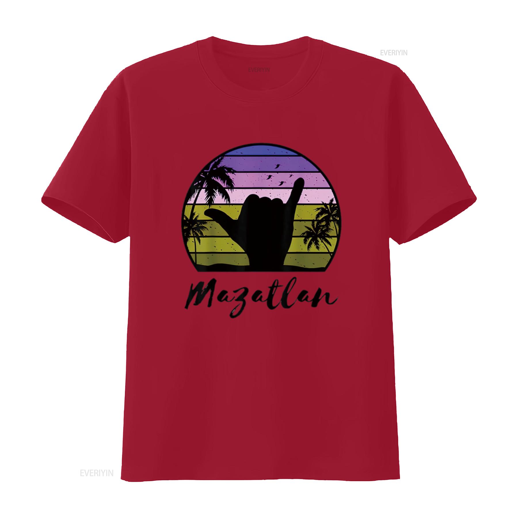 

Mazatlan Mexico Matching Vacation Souvenir Womens T Shirt White X Large vintage Washed graphic Versatile Stylish Stretched S