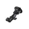 RAM MOUNTS Mount Ball Twist Lock Suction Camera Adapter for 1 Set Set 1-inch 1/4"-20 Screw, Black, (RAM-B-224-1-366U)
