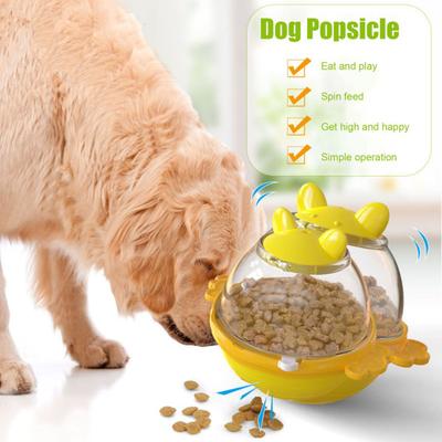 Interactive Dog Treat Toy Wobble Treat Ball Snack Dispenser Toy with