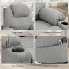 Power Lift Recliner Chair with Pocket Spring, Electric Lift Chair with Wide Backrest, Light Grey