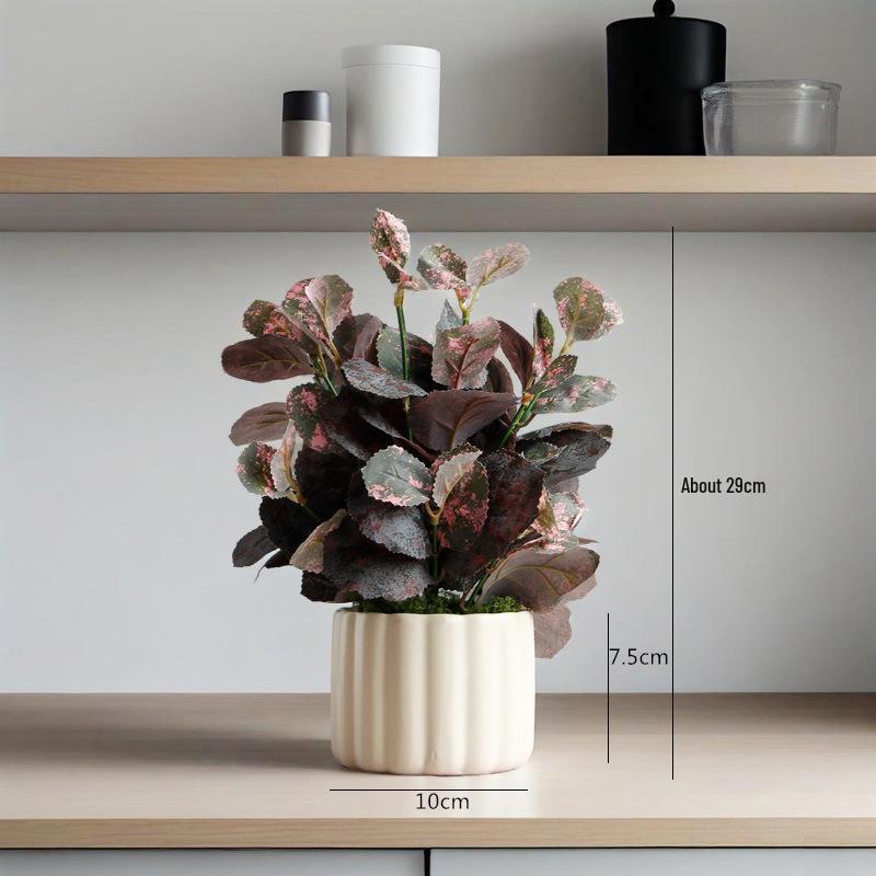 Nordic Style Artificial Potted Plants for Indoor Decor: Perfect for Living Rooms, Offices, and Desktops