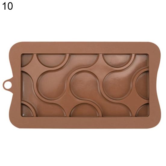 Sjokoladeform Block Dots Design Varmebestandig silikongodteri kjeksformpanne