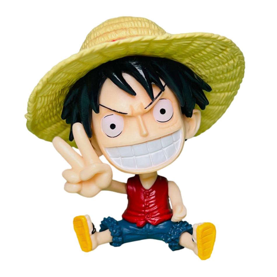 One Pie Anime Sitting Handsome Luffy Handsome PVC Model Blind Box Jobasolon Handsome Decoration Anime Periphery