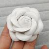 Korean Fabric Camellia Flower Brooch Pins Pearl Tassel Corsage Fashion Jewelry Brooches for Women Shirt Collar Accessories Gift