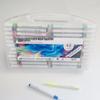 12-Color Acrylic Marker Set - Water-Based Paint for DIY, Ceramic, Graffiti Projects