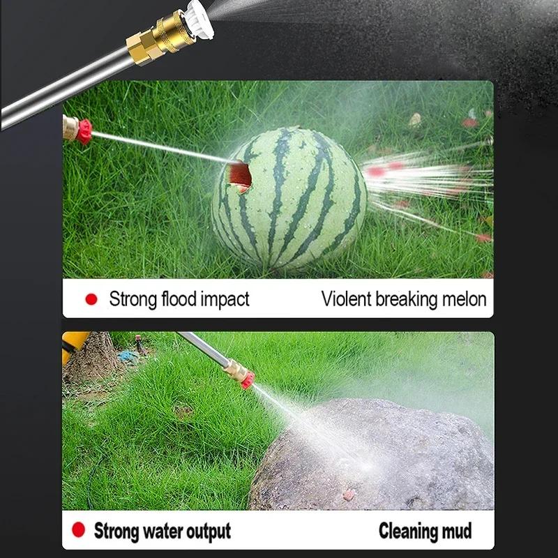 New 20000mAh Wireless High PressureElectric Car Washer Gun 21V Multi-function Nozzle Protable Cleaner Foam Car Wash Garden Spray