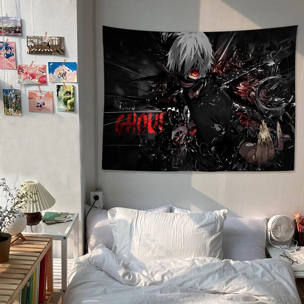 Tokyo Ghoul Anime Cartoon Tapestry Home Decoration Hippie Bohemian Decoration Divination Home Decor