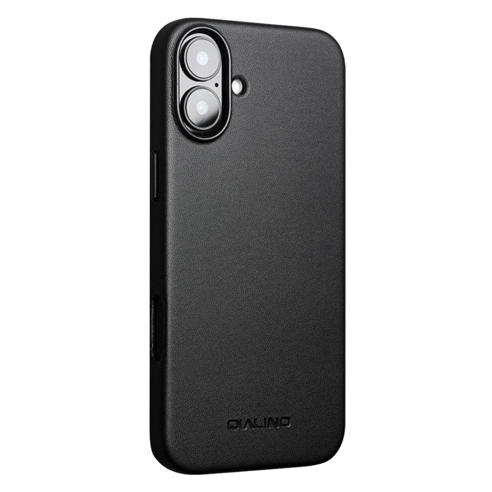 

QIALINO For iPhone 16 Case PC+Silicone Phone Cover Compatible with MagSafe A