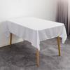 Direct Supply For High-End Hotel Banquets And Wedding Scenes Solid Color Rectangular Glossy Section Tablecloth, Satin Tablecloth