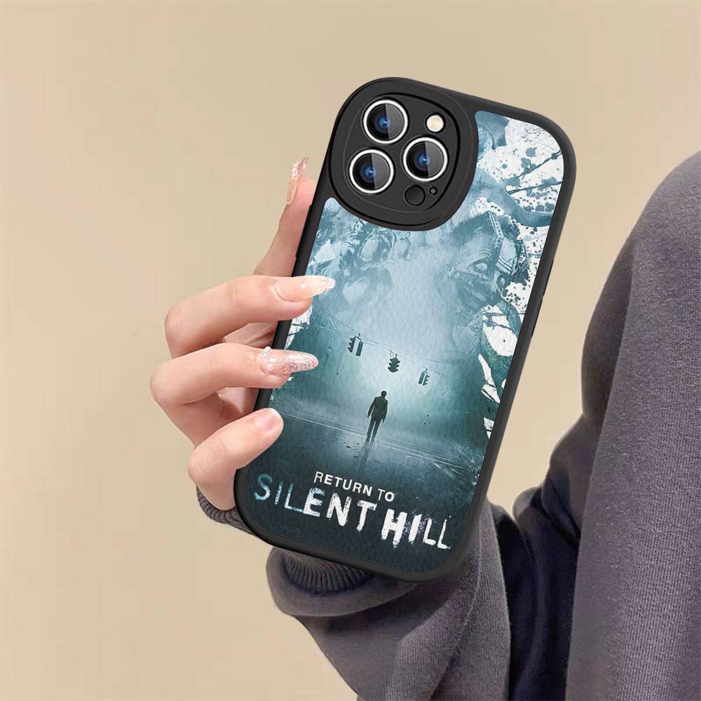 Horror Games S-Silent H-Hill Phone Case Hard Leather For IPhone 14 13 16 Mini 15 14 11 12 Pro Max Plus Fundas