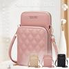 Wellvie Classy Women's Smartphone Shoulder Bag with Multi-Layer Pockets, Multi-Purpose Smartphone Pouch, and Multi-Purpose Smartphone Pouch,