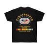 Klassisch - Unisex Ultra Baumwoll-T-Shirt - Oval der 173. Luftlandebataillon mit Fallschirmjäger mit VN