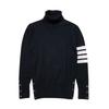 2024 Winter Korean Slim Fit Men's Casual High Neck Knit Sweater