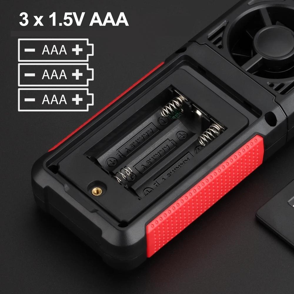 Anemômetro Medidor de Vento Velocidade de Volume E Medição de Temperatura