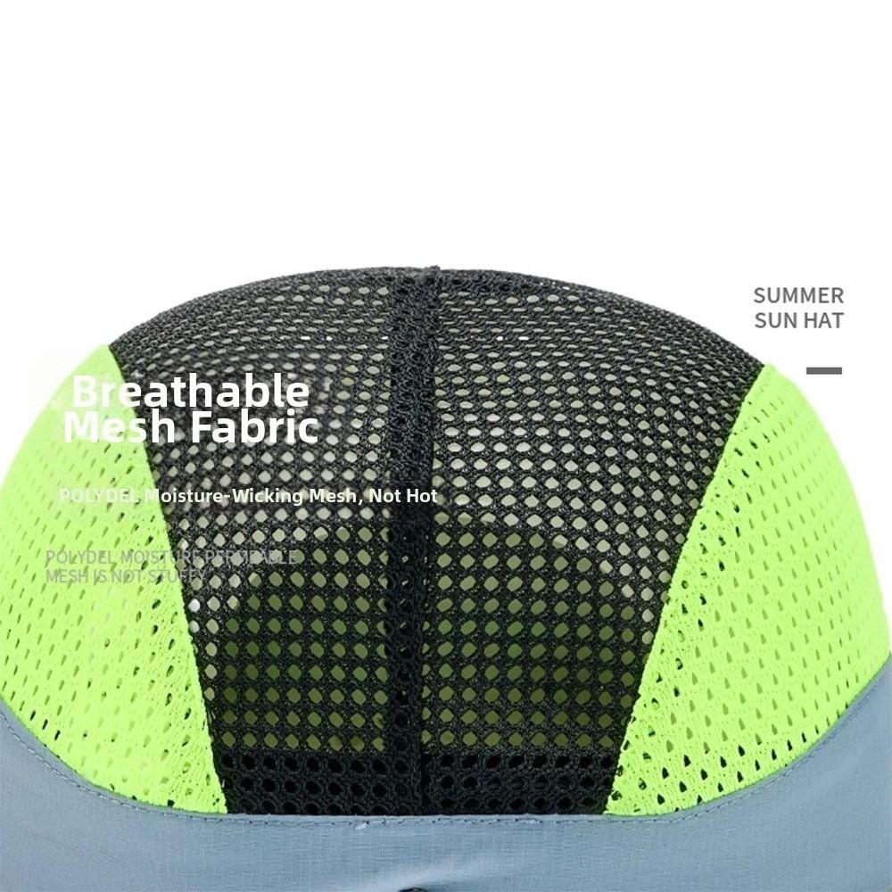 Breathable Peaked Caps Quick Drying Cycling Hats Simple Sun Hat  Outdoor Camping Running