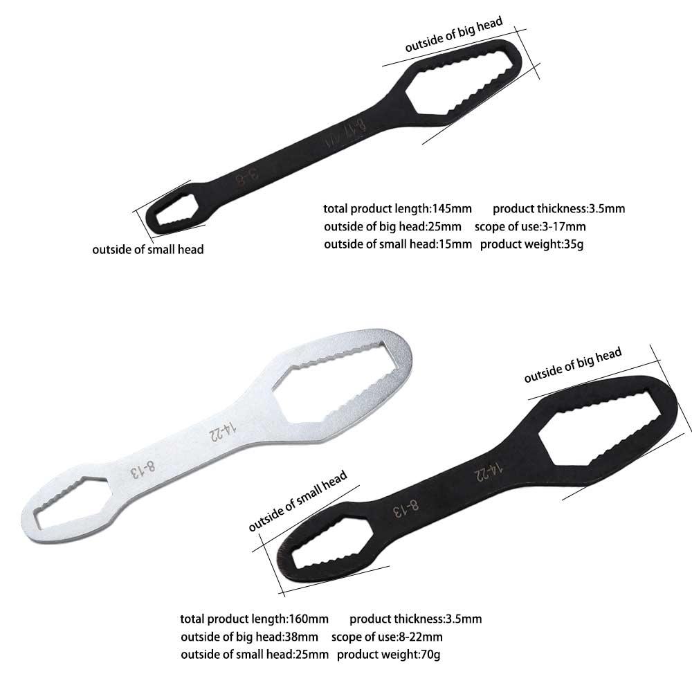 Multifunctional Wrench Universal Torx Wrench Torx Spanner Double End Torx Wrench Ratchet Spanner