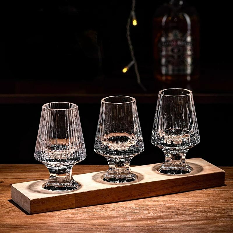 Creative Whiskey Glass Cup Transparent Cocktail Glasses Cups Professional Smelling Cup Tasting Glass Bar Home Accessories