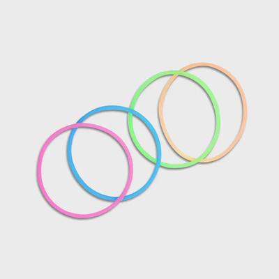 Silicone Hair Bands (4 Pieces)