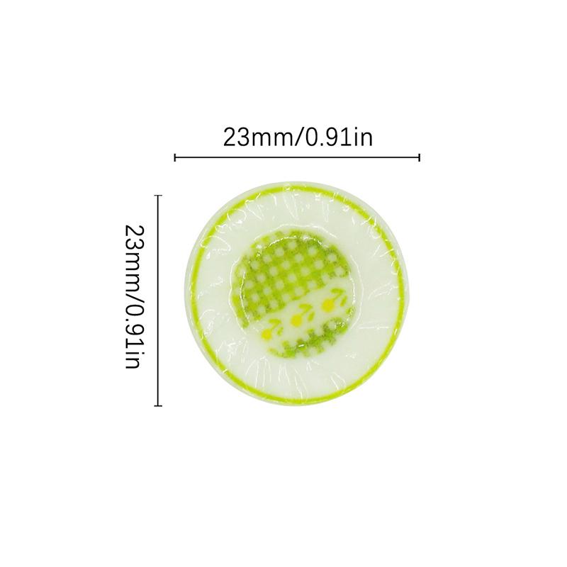 

5 шт. Милая миниатюрная кукольная кухонная тарелка для цветов для кукольных аксессуаров для детской игрушки