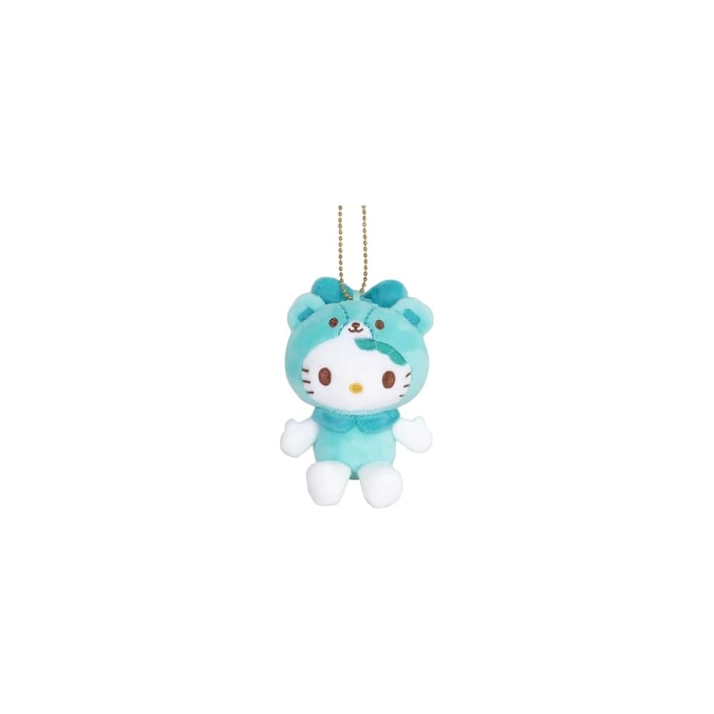 Nakajima Corporation Hello Kitty Tiny Chum Transformation Mint Plush Toy H11xW8.5xD4.5cm