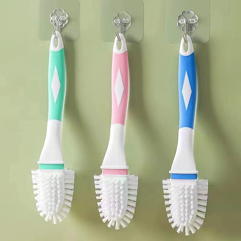 

Многофункциональная щетка для чистки обуви с длинной ручкой и мягкой щетиной - Бережная к обуви и одежде, Идеально подходит для домашнего использования синий