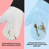 Silicone Cotton Cloth Thermal Insulation Gloves Microwave Oven Anti-scalding Kitchen High Temperature Resistant Thickened Baking Gloves