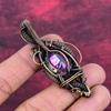 Rainbow Mystic Topaz Pendant Copper Wire Wrapped Jewelry Dainty Gemstone Pendant