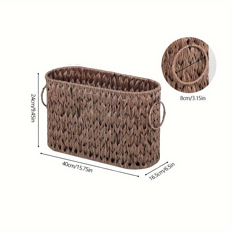 Home Handmade Basket Rattan Basket Plastic Bedroom Storage