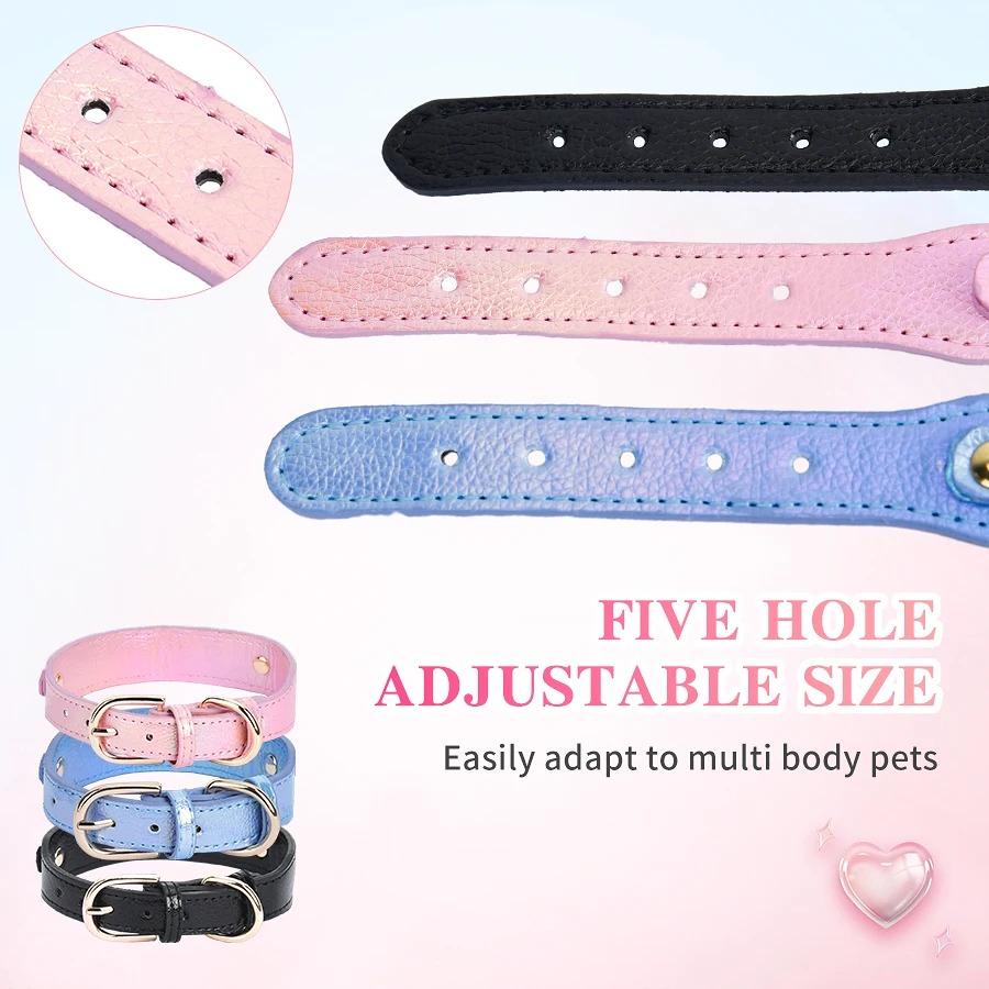 Articles for Dogs Pet Dog Accessories Collar Leash Trainings Supplies Luxury Material Small Harness Collars Large Pets Leather