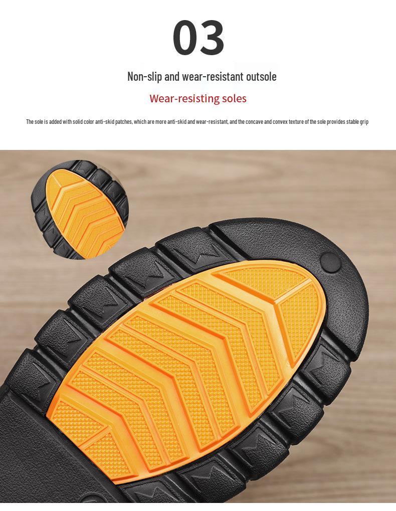 Men's Summer Waterproof Non-Slip EVA Chef Shoes - Lightweight, Thick-Soled Casual Kitchen Footwear