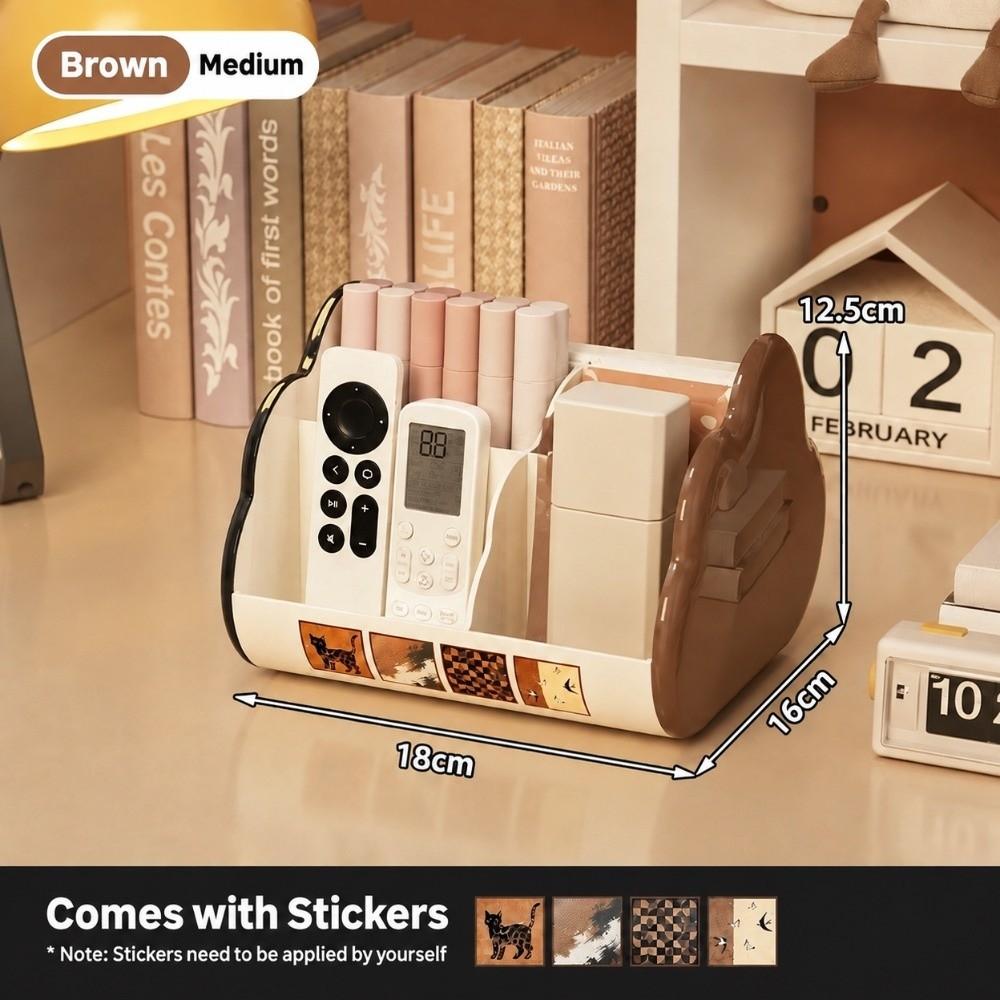 Plastic Desk Organizer Cloud Shape Pen Holder Practical Desktop Storage Box School Office Home