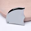 43x40x5mm Fischschwanzform Terahertz Gua Sha Werkzeug Lymphdrainage Entspannen Körper Terahertz Schabewerkzeug