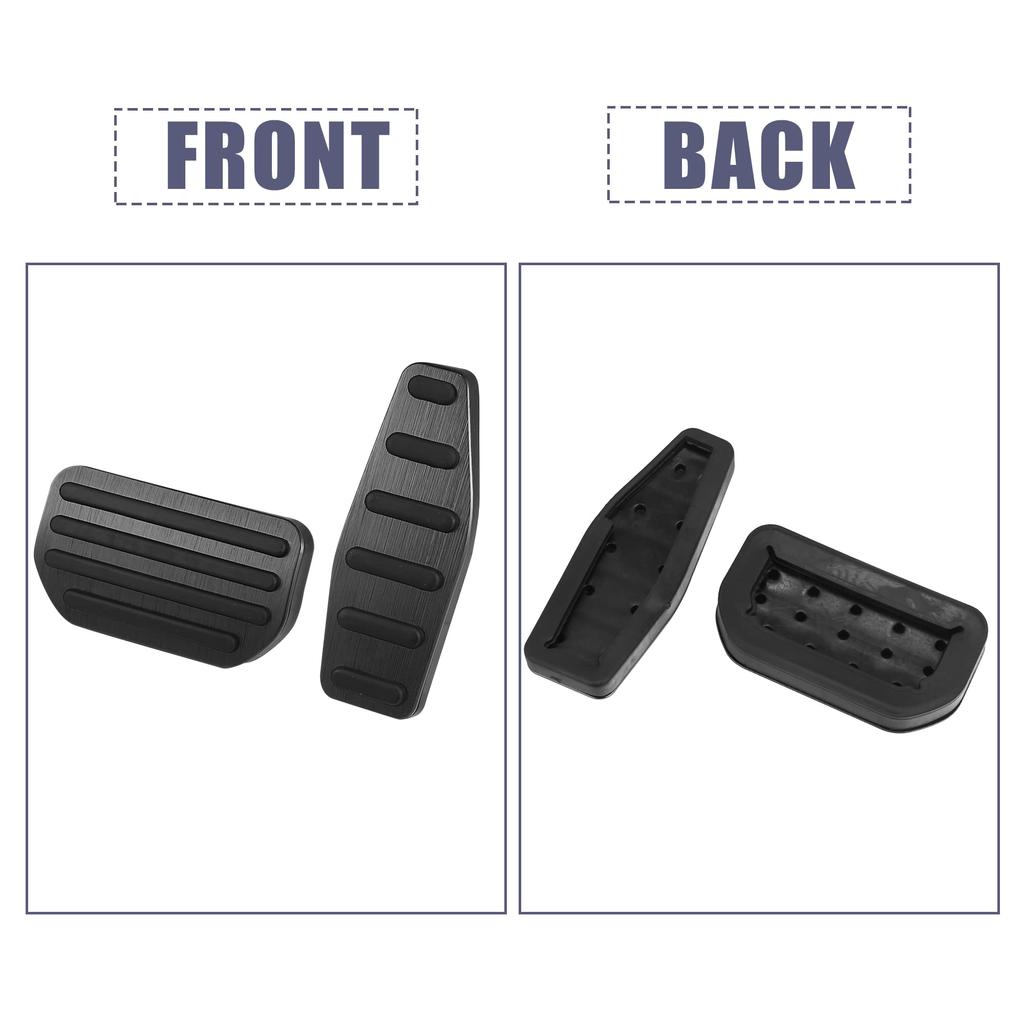 X AUTOHAUX Pedalabdeckung Automatikgetriebe Bremspedalauflage Gaspedalabdeckung für