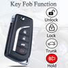 Key Fob Fits for Toyota Camry Corolla 2018    Keyless Entry Remote Control Flip Key Replacement FCC ID: HYQ12BFB P/N:89070-06790 4 Button H Chip